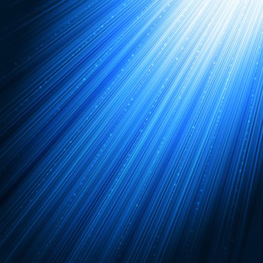 Karanlık bir arka plan üzerinde soyut flaş ışığı