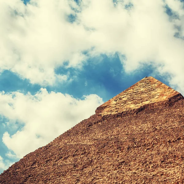 Αίγυπτος Κάιρο Γκίζα Γενική Άποψη Των Πυραμίδων — Φωτογραφία Αρχείου