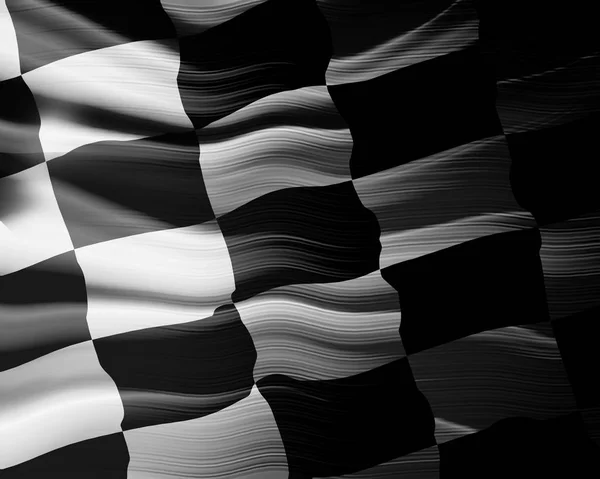 Close View Racing Flag Texture Background — Stock Photo, Image