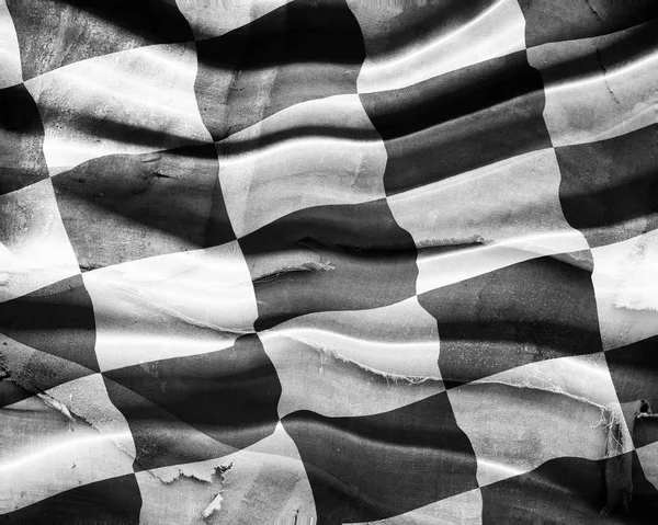 Närbild Racing Flagga Textur Bakgrund — Stockfoto