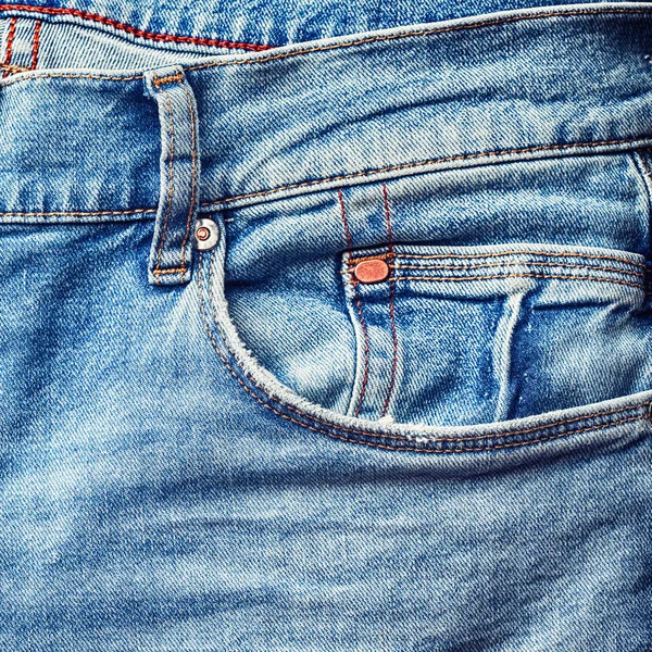 Jeans Fundo Ganga Com Costura Design Moda — Fotografia de Stock
