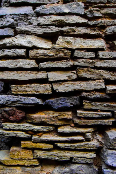 Kamenná Stěna Pozadí Zámku — Stock fotografie
