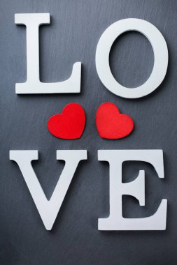 Sevgililer günü tatil mektupları kısa mesaj seviyorum kartı arka plan