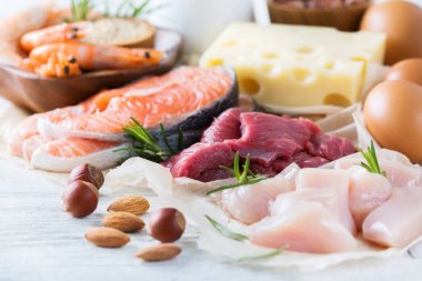 Sağlıklı protein kaynağı ve vücut yiyecek geliştirme
