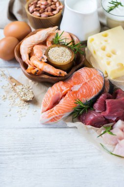 Sağlıklı protein kaynağı ve vücut yiyecek geliştirme