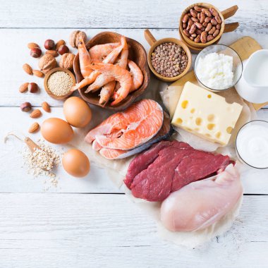 Sağlıklı protein kaynağı ve vücut yiyecek geliştirme