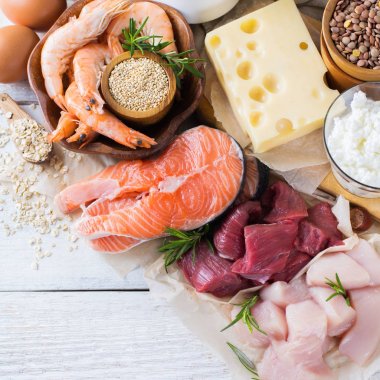 Sağlıklı protein kaynağı ve vücut yiyecek geliştirme