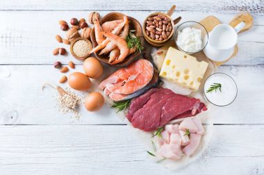 Sağlıklı protein kaynağı ve vücut yiyecek geliştirme