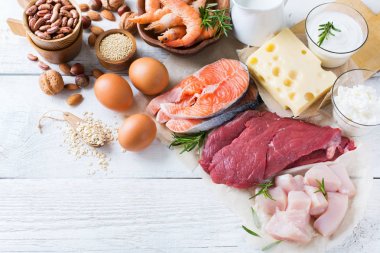 Sağlıklı protein kaynağı ve vücut yiyecek geliştirme