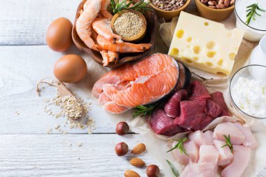Sağlıklı protein kaynağı ve vücut yiyecek geliştirme