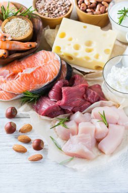 Sağlıklı protein kaynağı ve vücut yiyecek geliştirme