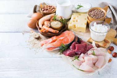 Sağlıklı protein kaynağı ve vücut yiyecek geliştirme