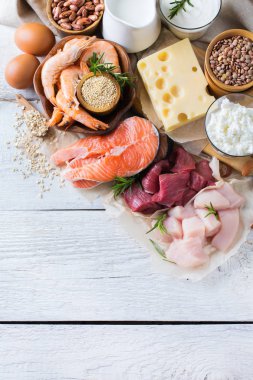 Sağlıklı protein kaynağı ve vücut yiyecek geliştirme