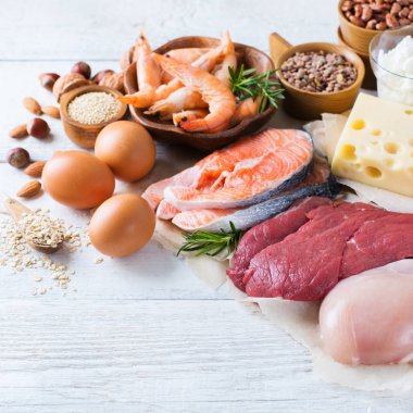 Sağlıklı protein kaynağı ve vücut yiyecek geliştirme