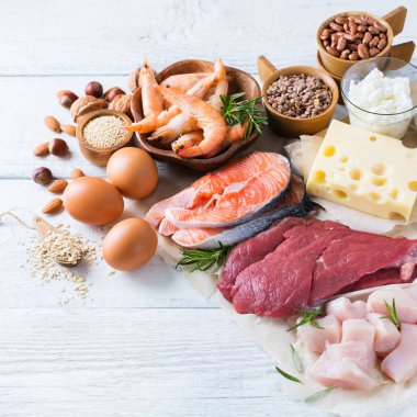 Sağlıklı protein kaynağı ve vücut yiyecek geliştirme