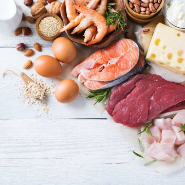 Sağlıklı protein kaynağı ve vücut yiyecek geliştirme