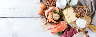 Sağlıklı protein kaynağı ve vücut yiyecek geliştirme