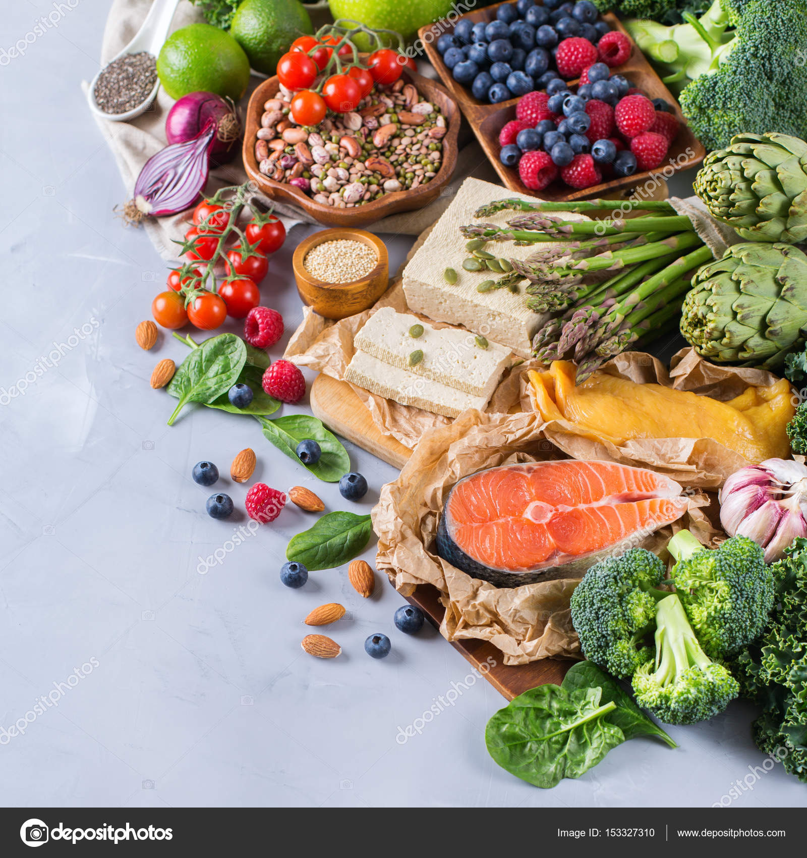 Alimentos principales de una dieta balanceada