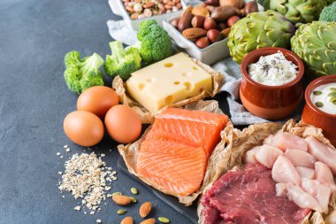 Sağlıklı protein kaynağı ve vücut yiyecek geliştirme