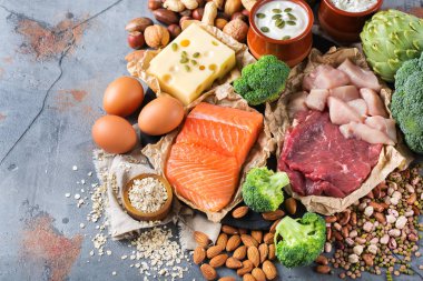 Sağlıklı protein kaynağı ve vücut yiyecek geliştirme