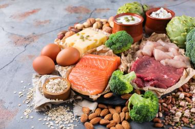 Sağlıklı protein kaynağı ve vücut yiyecek geliştirme
