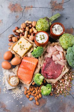 Sağlıklı protein kaynağı ve vücut yiyecek geliştirme