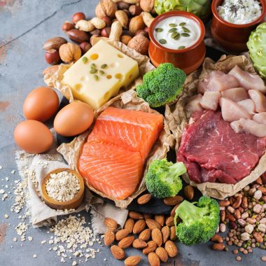 Sağlıklı protein kaynağı ve vücut yiyecek geliştirme