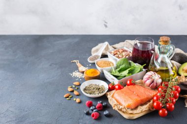 Sağlıklı gıda düşük kolesterol ürün yelpazesine