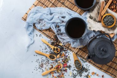 Japon Çin Bitkisel masala çay çaydanlık yelpazesi