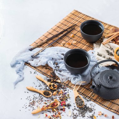 Japon Çin Bitkisel masala çay çaydanlık yelpazesi