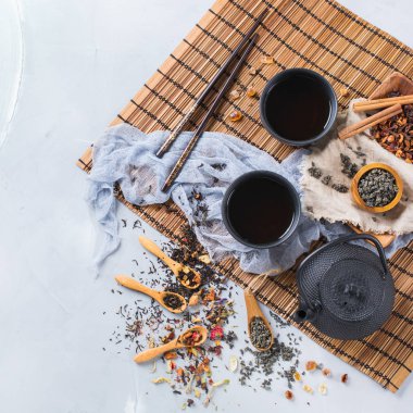 Japon Çin Bitkisel masala çay çaydanlık yelpazesi
