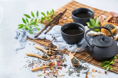 Japon Çin Bitkisel masala çay çaydanlık yelpazesi