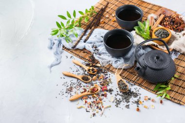 Japon Çin Bitkisel masala çay çaydanlık yelpazesi