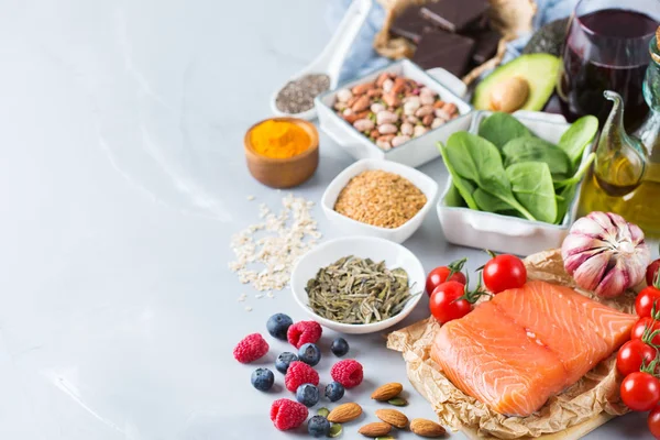 Sağlıklı gıda düşük kolesterol ürün yelpazesine