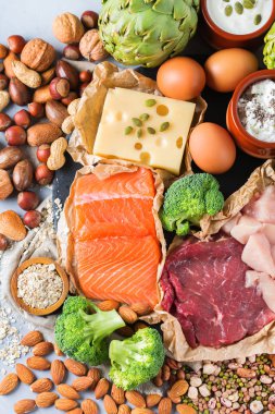 Sağlıklı protein kaynağı ve vücut yiyecek geliştirme