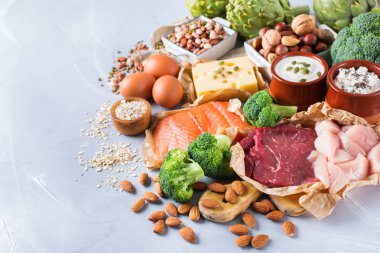 Sağlıklı protein kaynağı ve vücut yiyecek geliştirme