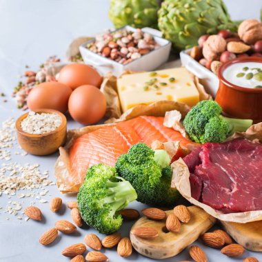 Sağlıklı protein kaynağı ve vücut yiyecek geliştirme