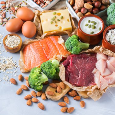 Sağlıklı protein kaynağı ve vücut yiyecek geliştirme