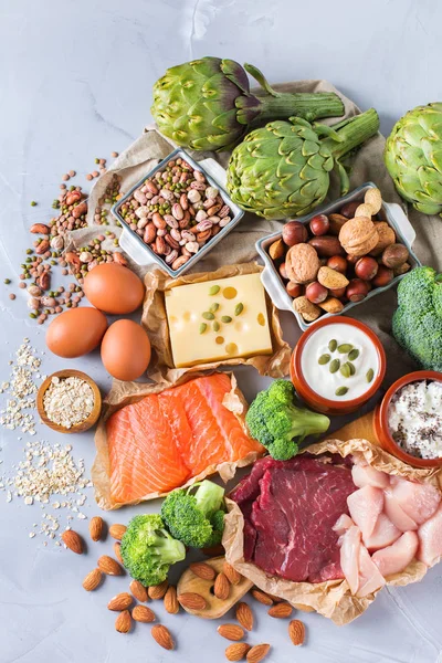 Sağlıklı protein kaynağı ve vücut yiyecek geliştirme