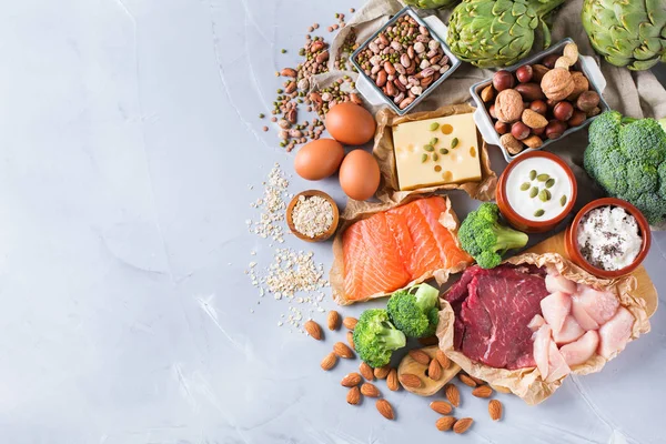 Sağlıklı protein kaynağı ve vücut yiyecek geliştirme