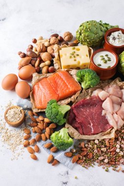 Sağlıklı protein kaynağı ve vücut yiyecek geliştirme