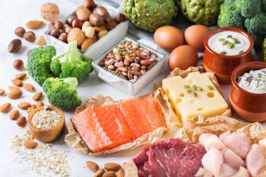 Sağlıklı protein kaynağı ve vücut yiyecek geliştirme