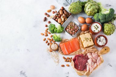 Sağlıklı protein kaynağı ve vücut yiyecek geliştirme