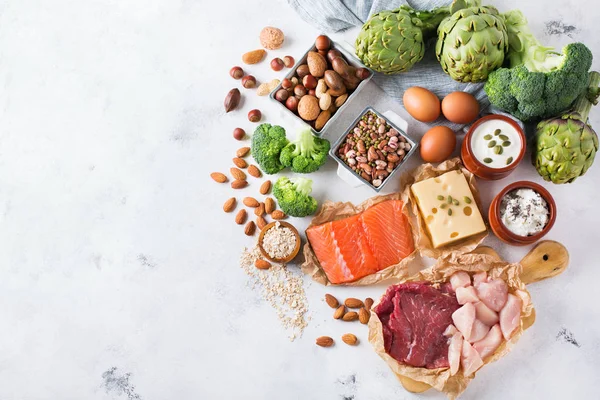 Sağlıklı protein kaynağı ve vücut yiyecek geliştirme