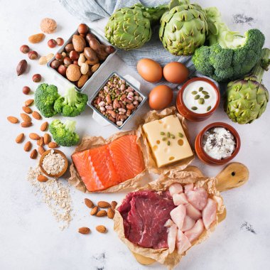 Sağlıklı protein kaynağı ve vücut yiyecek geliştirme