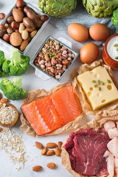 Sağlıklı protein kaynağı ve vücut yiyecek geliştirme