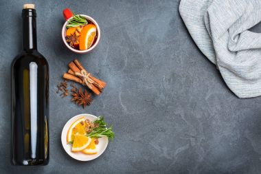 Noel sıcak içecek, mulled şarap malzemeler