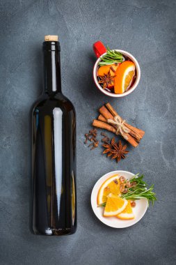 Noel sıcak içecek, mulled şarap malzemeler