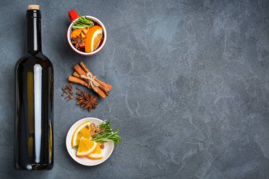 Noel sıcak içecek, mulled şarap malzemeler