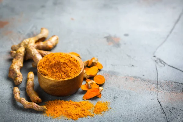 Ham zerdeçal kökü curcuma longa tozu